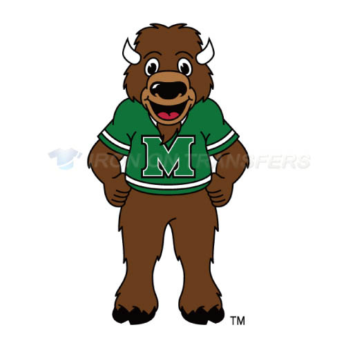 Marshall Thundering Herd Iron-on Stickers (Heat Transfers)NO.4972
